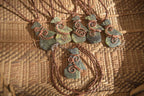 Polished  Copper Wire Wrapped Soapstone Eagle Pendants x 6 From Zimbabwe - Toprock Gemstones and Minerals 