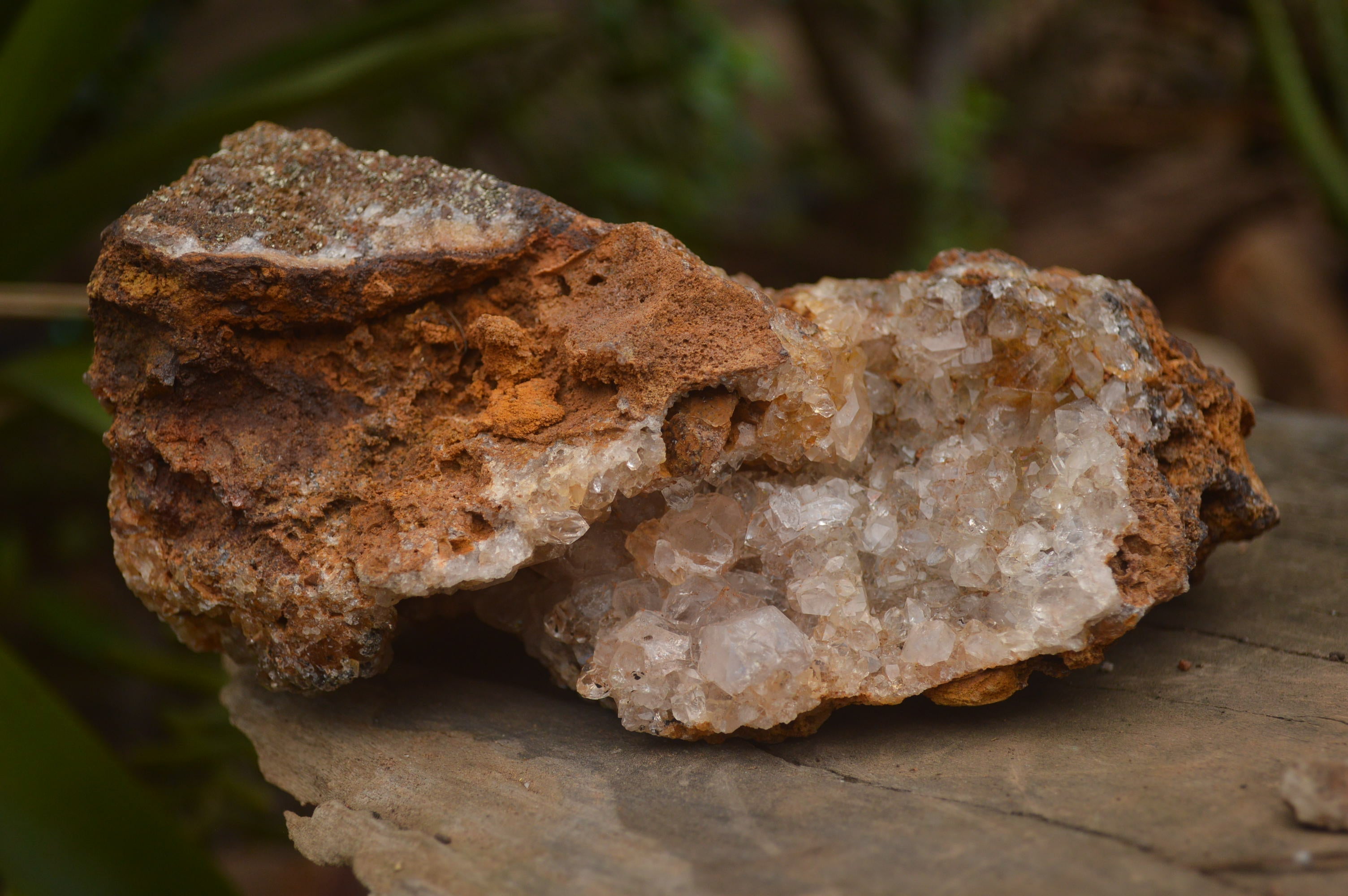 Natural Golden Limonite Quartz Clusters  x 3 From Zambia - TopRock
