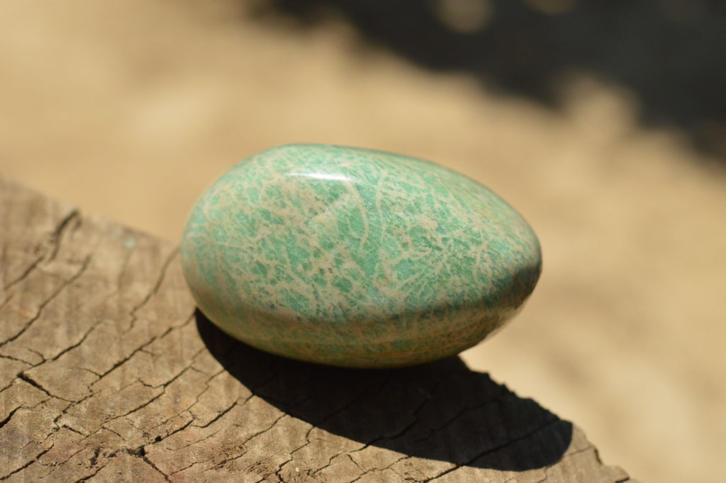 Polished Blue Kobi Amazonite Gallets  x 6 From Zimbabwe - TopRock