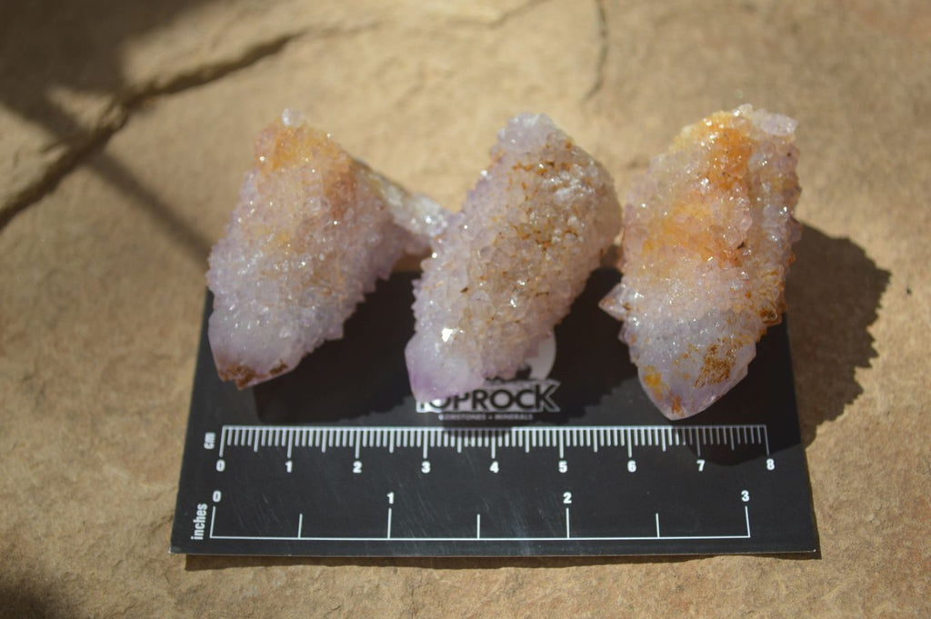 Natural Spirit Ametrine Quartz Crystals x 20 From Boekenhouthoek, South Africa - Toprock Gemstones and Minerals 