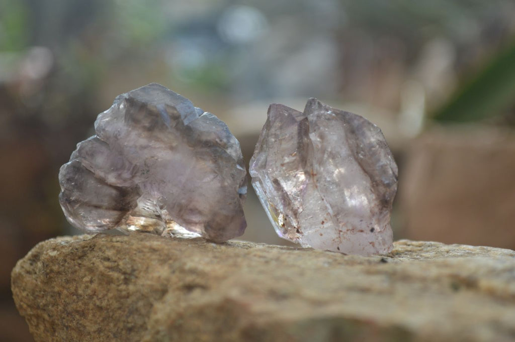 Natural Amethyst Crystals  x 12 From Chiredzi, Zimbabwe - Toprock Gemstones and Minerals 