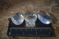 Polished Clear Bright Rock Crystal Galet / Palm Stones x 70 From Madagascar - Toprock Gemstones and Minerals 