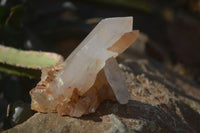 Natural Hematoid Quartz Clusters x 6 From Madagascar - Toprock Gemstones and Minerals 
