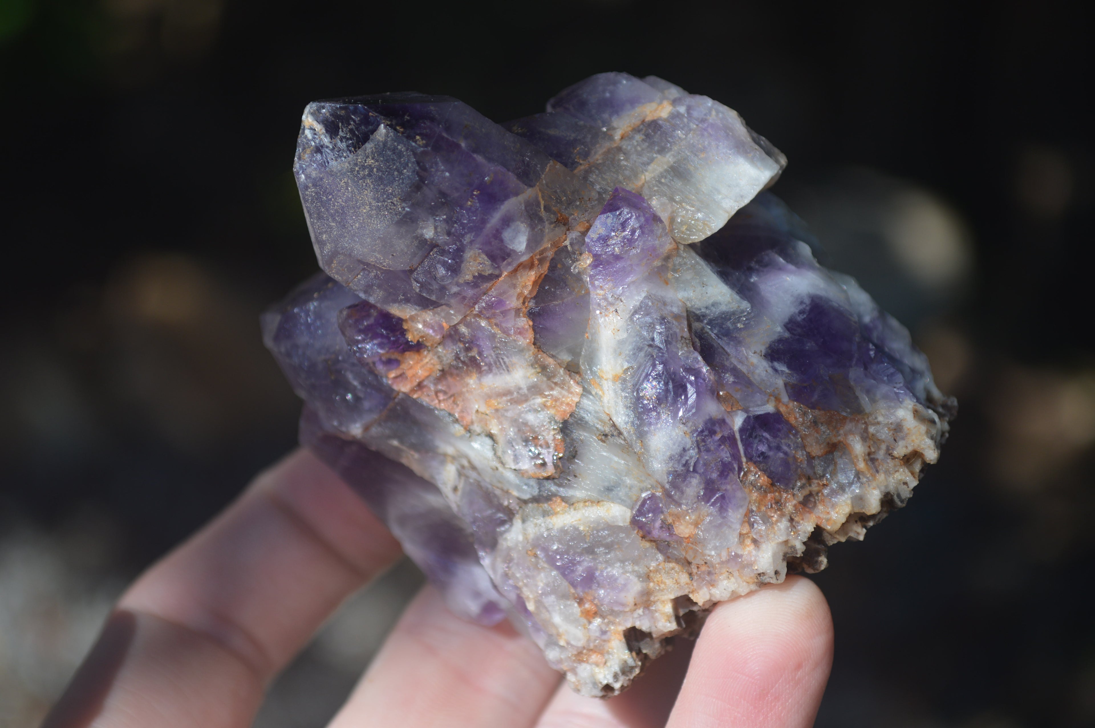 Natural Mix of Quartz Crystal Clusters x 6 From Southern Africa