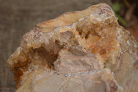 Natural Golden Limonite Quartz Clusters  x 3 From Zambia - TopRock