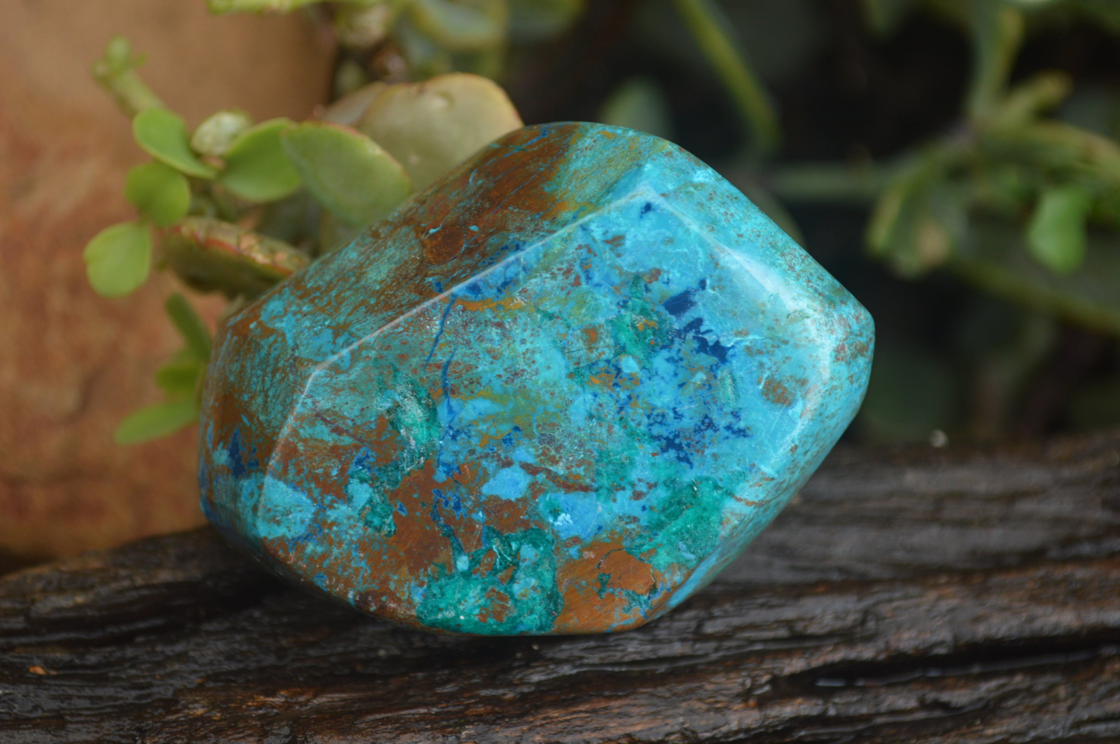 Polished Blue Shattuckite Free Forms  x Sold Per 1Kg From Kaokoveld, Namibia - TopRock