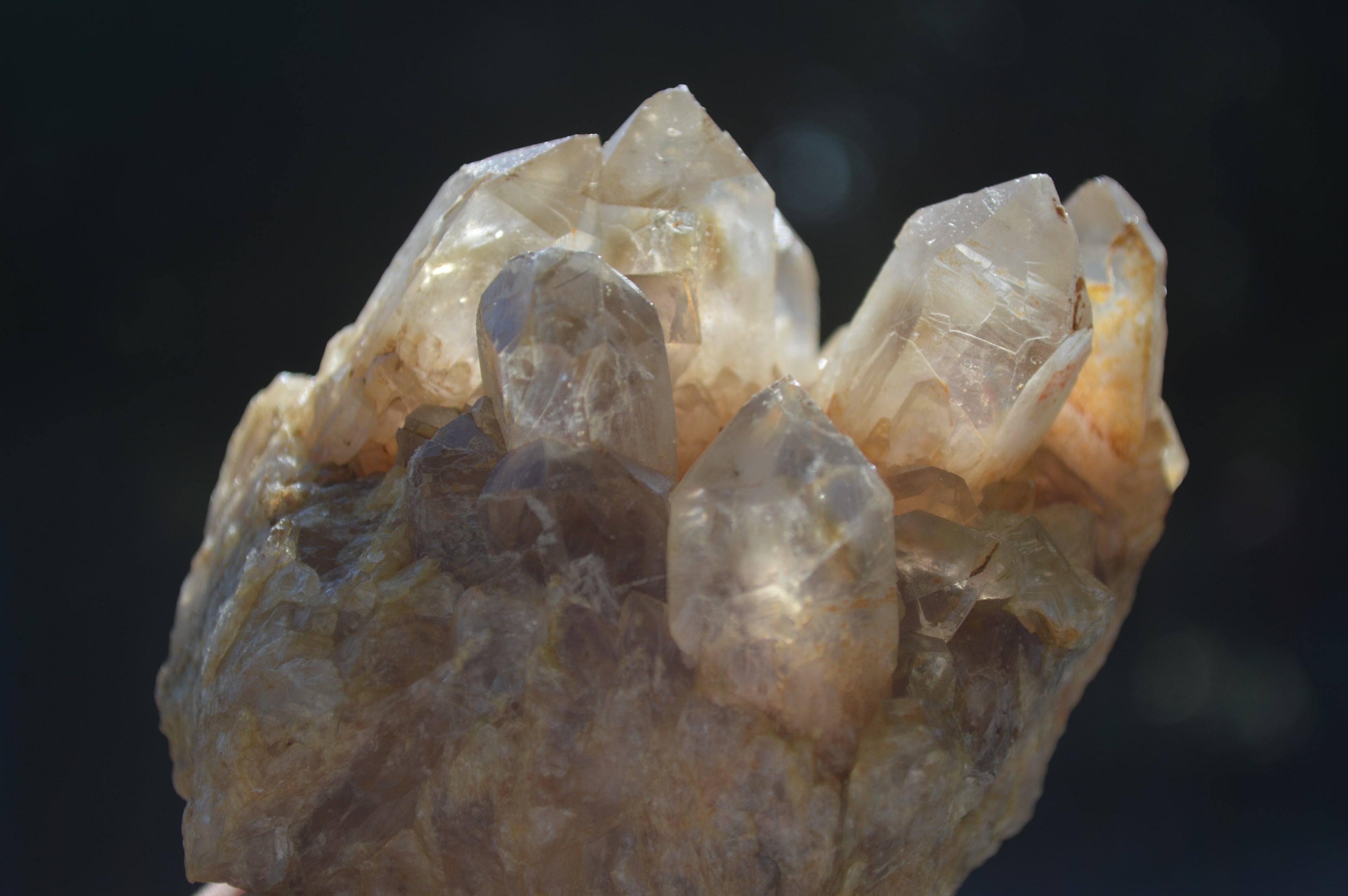 Natural Mix of Quartz Crystal Clusters x 6 From Southern Africa