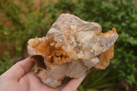 Natural Golden Limonite Quartz Clusters  x 3 From Zambia - TopRock