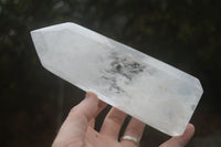 Polished Large Clear Quartz Points x 2 From Madagascar - Toprock Gemstones and Minerals 