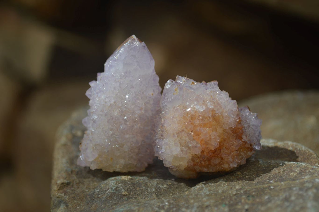 Natural Spirit Ametrine Quartz Crystals x 20 From Boekenhouthoek, South Africa - Toprock Gemstones and Minerals 
