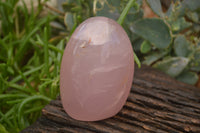Polished Pink Rose Quartz Standing Free Forms x 2 From Ambatondrazaka, Madagascar - TopRock