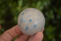 Polished Blue Spotted Spinel Quartz Spheres x 8 From Madagascar - Toprock Gemstones and Minerals 