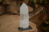 Polished Large Clear Quartz Points x 2 From Madagascar - Toprock Gemstones and Minerals 