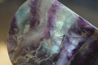 Polished Semi Translucent Watermelon Fluorite Free Forms  x 6 From Uis, Namibia - Toprock Gemstones and Minerals 