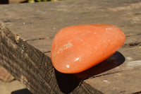 Polished Orange Twist Calcite Standing Free Forms  x 2 From Madagascar - TopRock