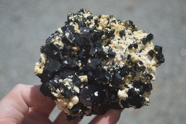 Natural Schorl Black Tourmaline & Smokey Quartz Specimens With Hyalite Opal x 2 From Erongo Mountains, Namibia - TopRock