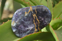 Polished Semi Translucent Watermelon Fluorite Free Forms  x 6 From Uis, Namibia - Toprock Gemstones and Minerals 