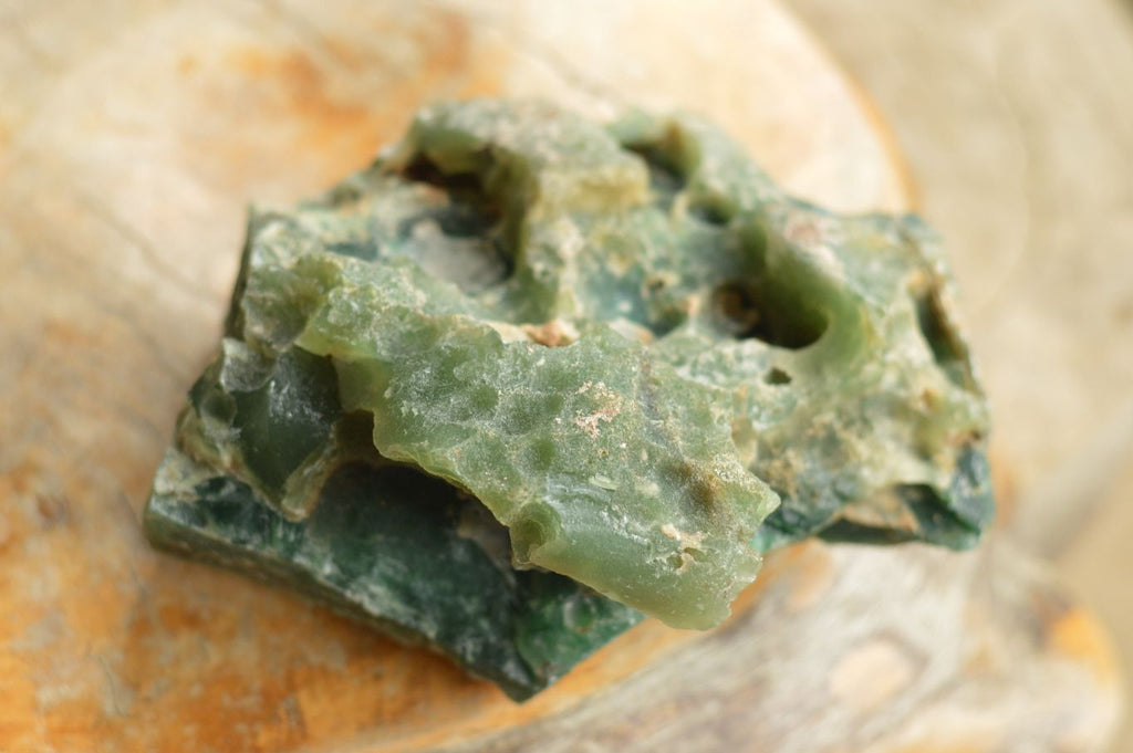 Natural Rough Mtorolite / Chrome Chrysoprase Specimens  x 3 From Zimbabwe - TopRock