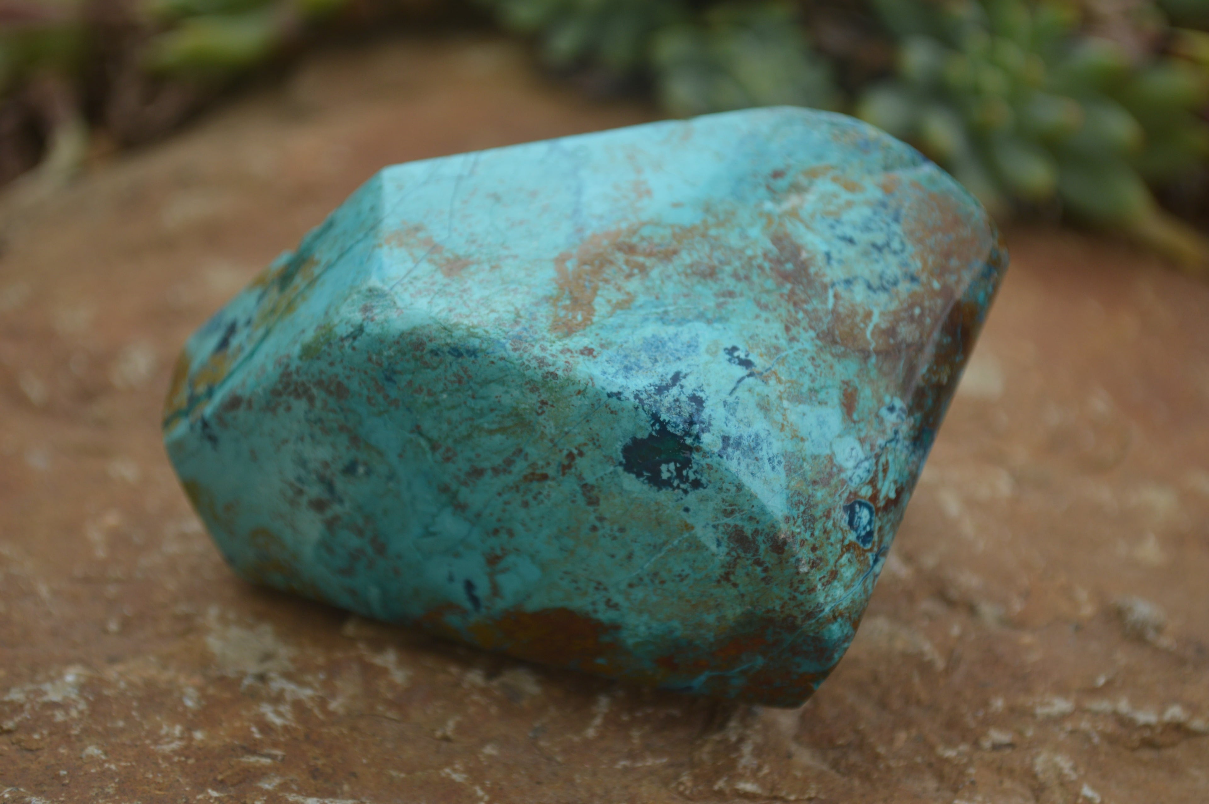 Polished Blue Shattuckite Free Forms  x Sold Per 1Kg From Kaokoveld, Namibia - TopRock