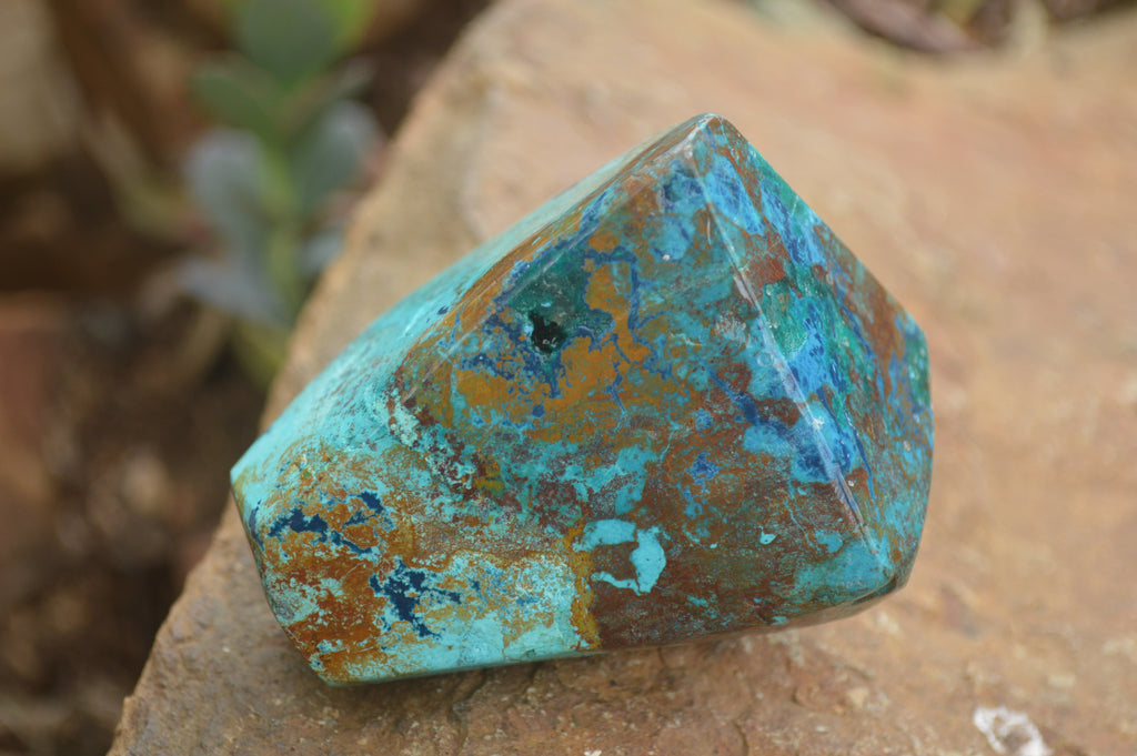 Polished Blue Shattuckite Free Forms  x Sold Per 1Kg From Kaokoveld, Namibia - TopRock