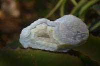 Natural Etched Blue Chalcedony Specimens  x 6 From Nsanje, Malawi - Toprock Gemstones and Minerals 