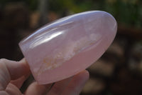 Polished Pink Rose Quartz Standing Free Forms x 2 From Ambatondrazaka, Madagascar - TopRock