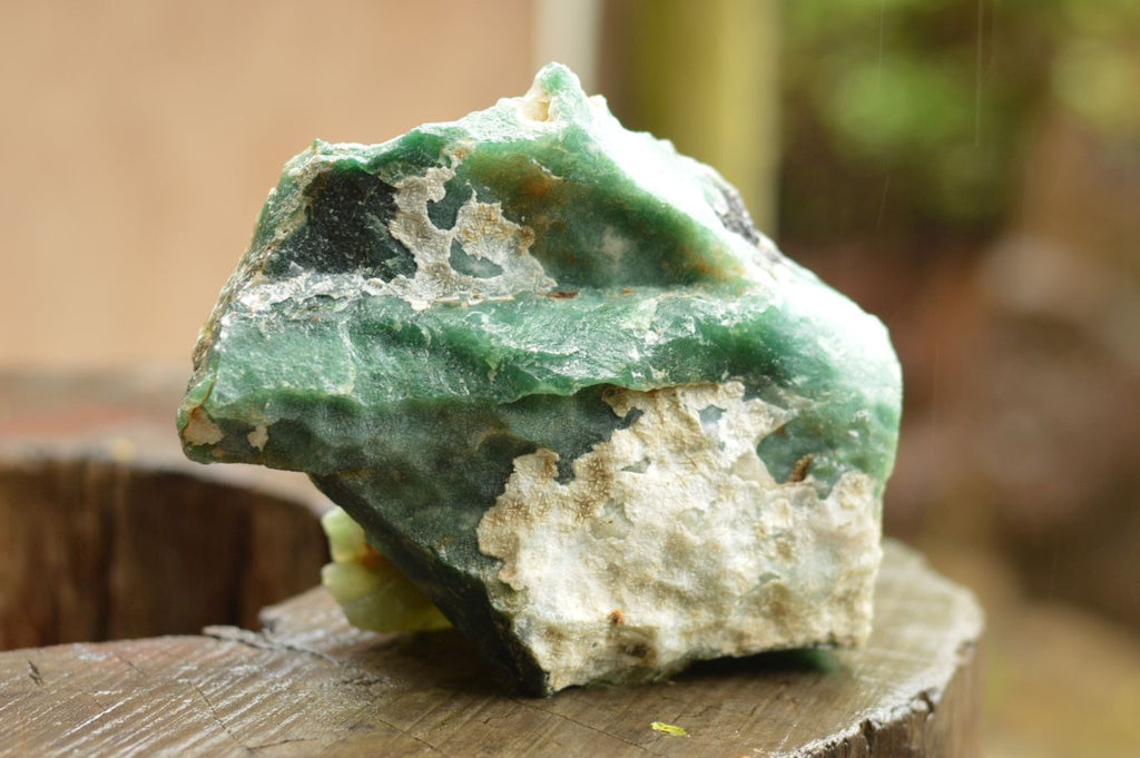 Natural Rough Mtorolite / Chrome Chrysoprase Specimens  x 3 From Zimbabwe - TopRock