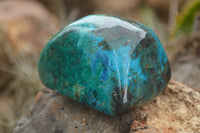 Polished Blue Shattuckite Free Forms  x Sold Per 1Kg From Kaokoveld, Namibia - TopRock