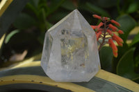 Polished Optic to Neat Optic Clear Quartz Crystal Prisms  x 2 From Madagascar - TopRock