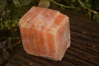 Natural New Sunset Orange Calcite Specimens  x 4 From Spitzkop, Namibia - Toprock Gemstones and Minerals 