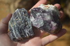 Natural Rough Watermelon Fluorite Cobbed Specimens x 12 From Uis, Namibia - Toprock Gemstones and Minerals 