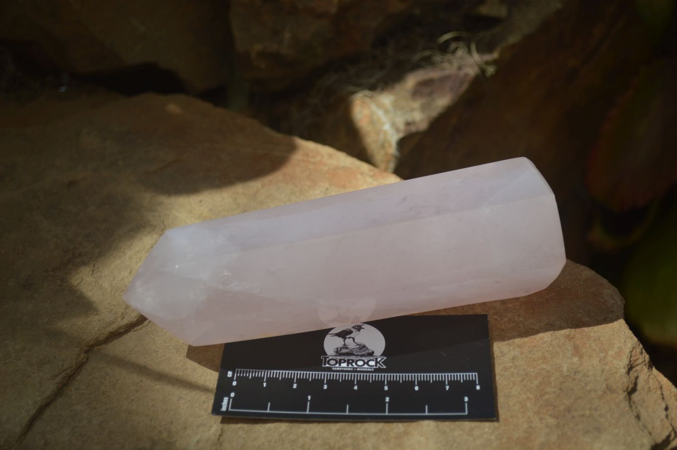 Polished Gemmy Rose Quartz Points x 2 From Antsirabe, Madagascar - Toprock Gemstones and Minerals 
