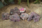 Natural Pink Salrose Cobaltion Dolomite Specimens  x 6 From Kakanda, Congo - Toprock Gemstones and Minerals 