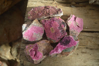 Natural Pink Salrose Cobaltion Dolomite Specimens x 6 From Kakanda, Congo - Toprock Gemstones and Minerals 