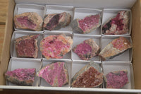 Natural Salrose Cobaltion Dolomite Specimens x 12 From Kakanda, Congo - Toprock Gemstones and Minerals 