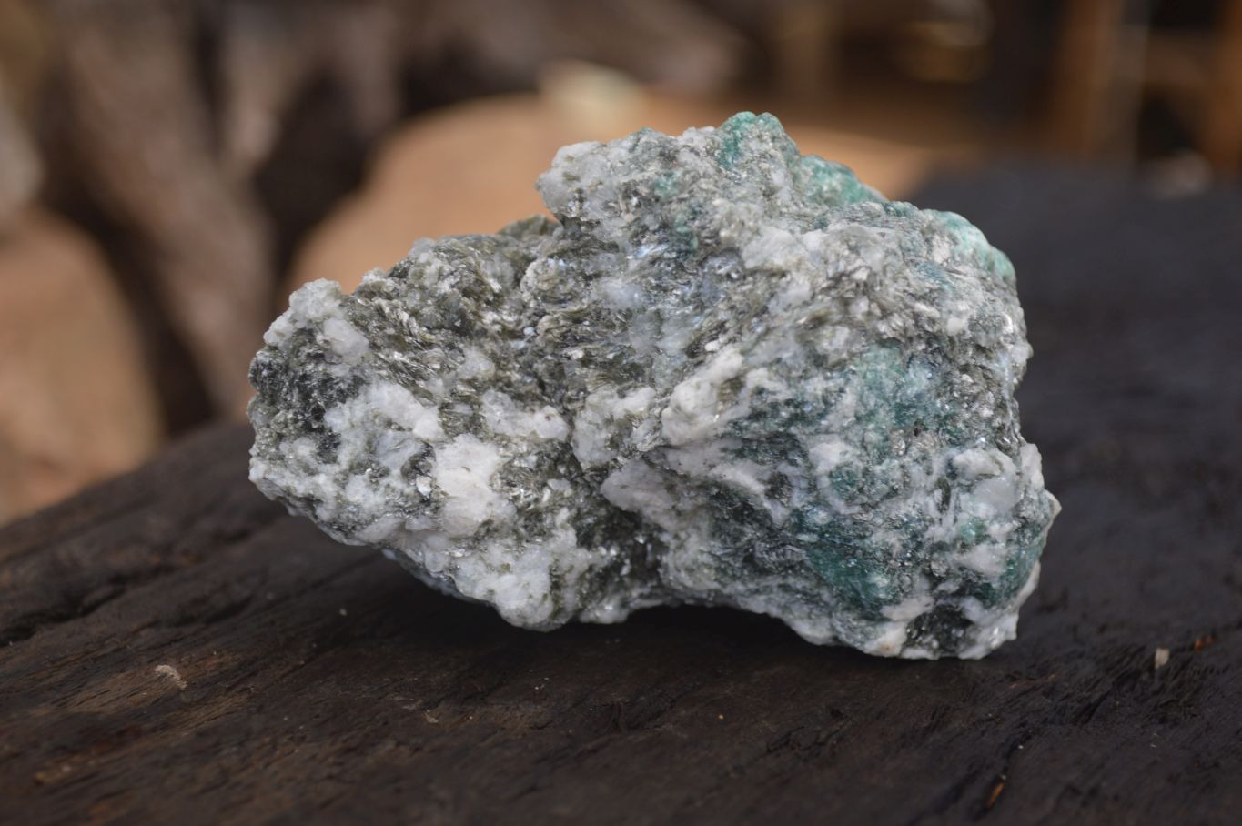 Natural Rare Emerald Mica In Matrix Cobbed Specimens x 6 From Mutoko, Zimbabwe - Toprock Gemstones and Minerals 