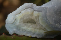 Natural Etched Blue Chalcedony Specimens  x 6 From Nsanje, Malawi - Toprock Gemstones and Minerals 