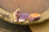 Natural Mini & Small Dark "Amethystos" Amethyst Clusters x 63 From Kwaggafontein, South Africa - TopRock