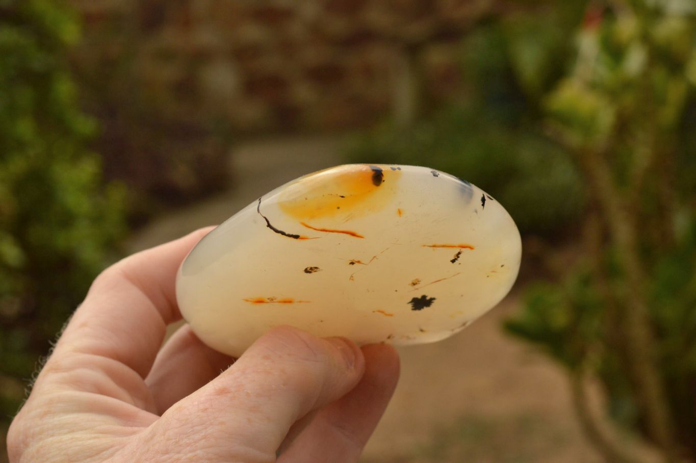 Polished Dendritic Agate Standing Free Forms  x 5 From Moralambo, Madagascar - TopRock