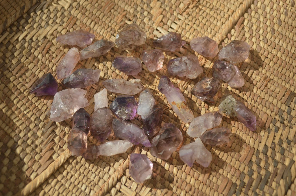 Natural Window Amethyst Crystals  x 70 From Chiredzi, Zimbabwe - Toprock Gemstones and Minerals 