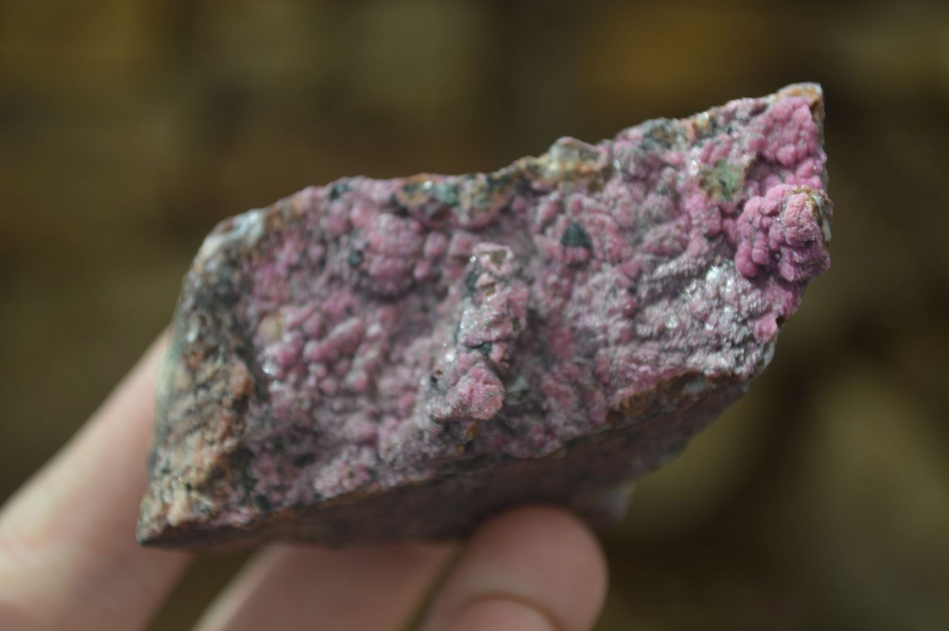 Natural Pink Salrose Cobaltion Dolomite Specimens  x 6 From Kakanda, Congo - Toprock Gemstones and Minerals 