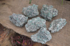 Natural Rare Emerald Mica In Matrix Cobbed Specimens x 6 From Mutoko, Zimbabwe - Toprock Gemstones and Minerals 