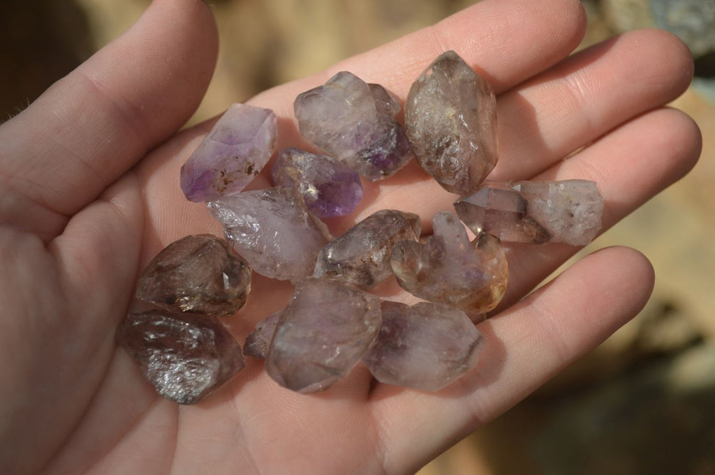 Natural Window Amethyst Crystals  x 70 From Chiredzi, Zimbabwe - Toprock Gemstones and Minerals 