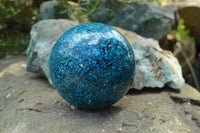 Natural Chrysocolla Conglomerate Sphere x 1 From Congo - TopRock