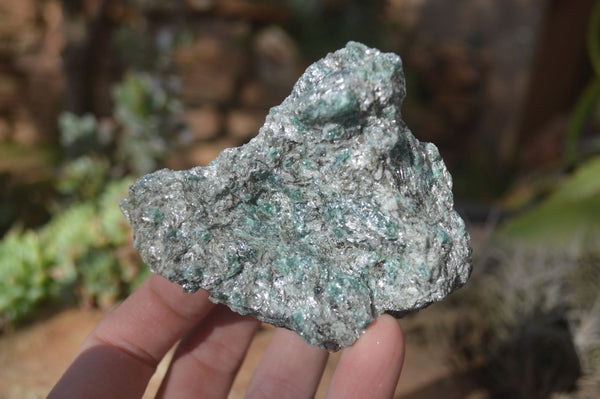 Natural Rare Emerald Mica In Matrix Cobbed Specimens x 6 From Mutoko, Zimbabwe - Toprock Gemstones and Minerals 