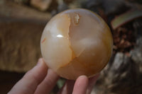Polished Agate Spheres x 2 From Madagascar - Toprock Gemstones and Minerals 