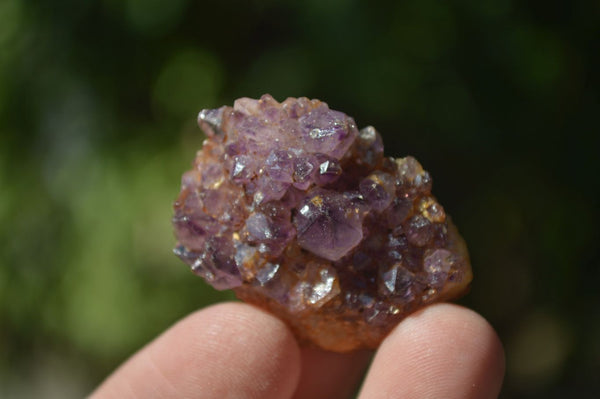 Natural Small Dark Amethyst Crystal Plates  x 70 From Mapatizya, Zambia