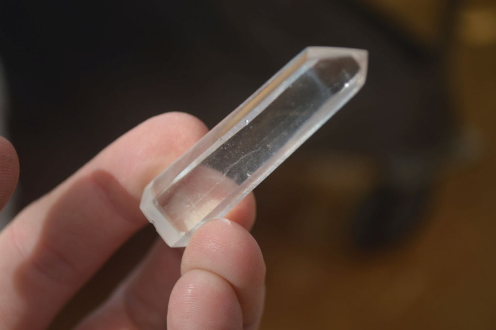 Polished Semi Optic Clear Quartz Jewellery Points x 35 From Madagascar - Toprock Gemstones and Minerals 