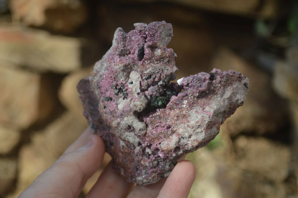 Natural Pink Salrose Cobaltion Dolomite Specimens  x 6 From Kakanda, Congo - Toprock Gemstones and Minerals 