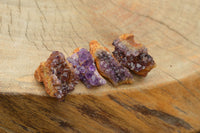 Natural Mini & Small Dark "Amethystos" Amethyst Clusters x 63 From Kwaggafontein, South Africa - TopRock